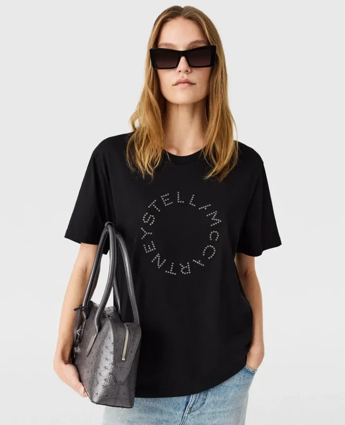 Logo-Embroidered Boyfriend T-Shirt Logo-Embroidered Boyfriend T-Shirt