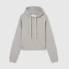Logo-Embroidered Cropped Hoodie Logo-Embroidered Cropped Hoodie