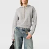 Logo-Embroidered Cropped Hoodie Logo-Embroidered Cropped Hoodie