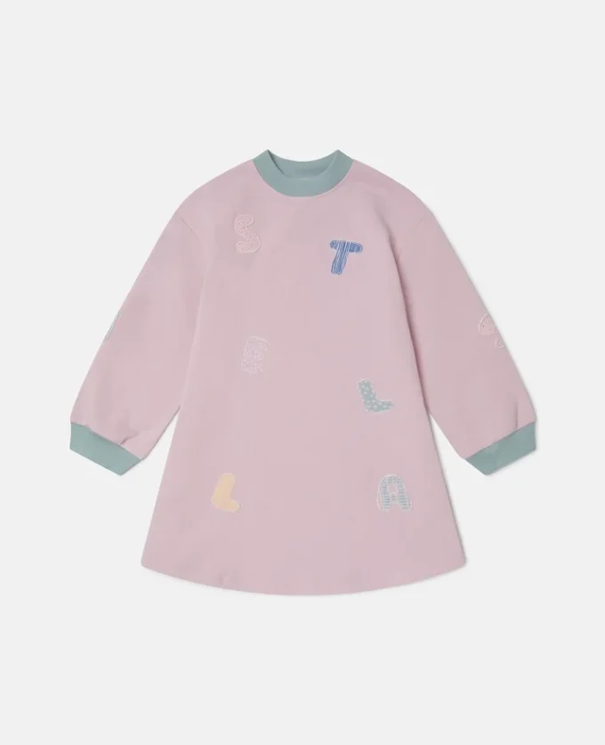 Logo Embroidery Sweatshirt Dress Logo Embroidery Sweatshirt Dress