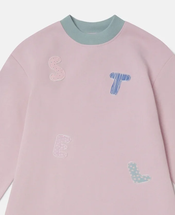 Logo Embroidery Sweatshirt Dress Logo Embroidery Sweatshirt Dress