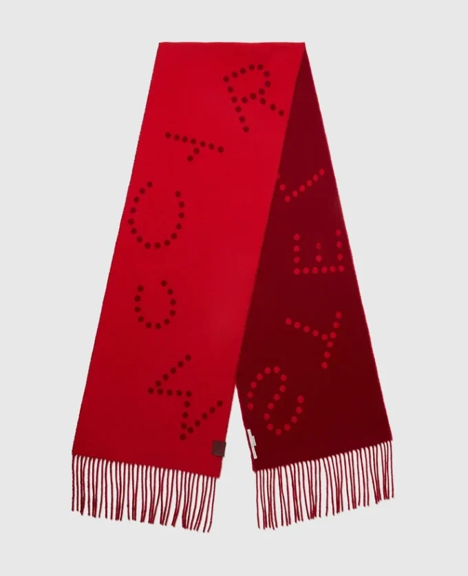 Logo Fringe Scarf Logo Fringe Scarf