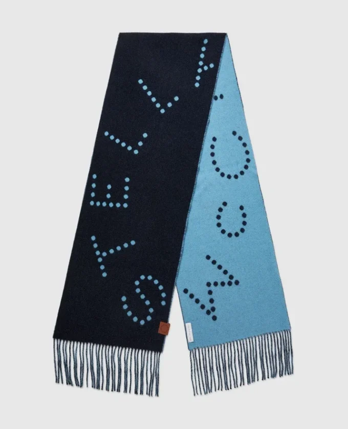 Logo Fringe Scarf Logo Fringe Scarf