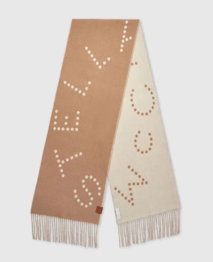 Logo Fringe Scarf Logo Fringe Scarf