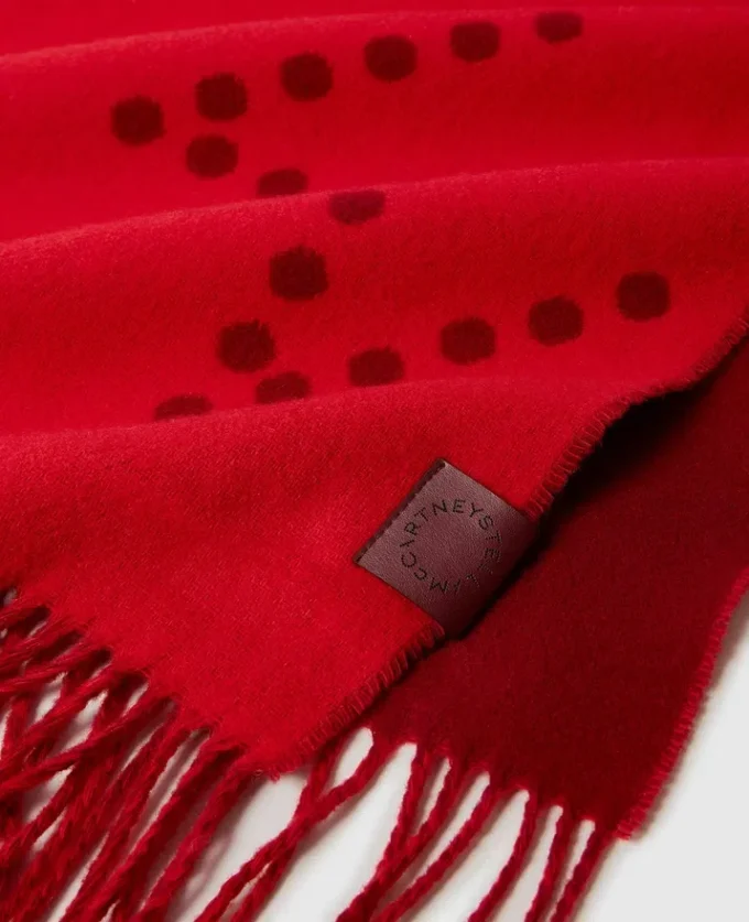 Logo Fringe Scarf Logo Fringe Scarf