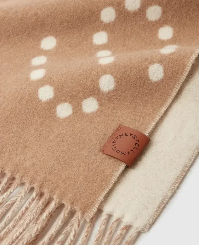 Logo Fringe Scarf Logo Fringe Scarf