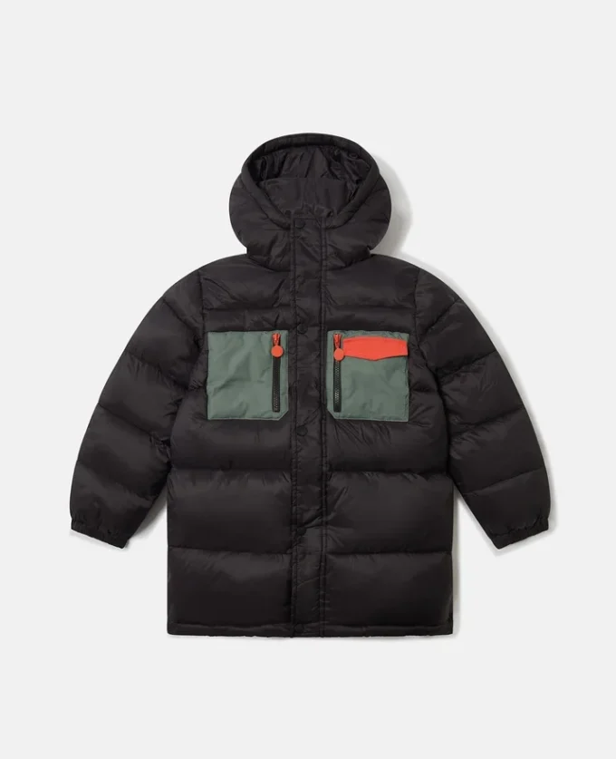 Logo Graphic Hooded Puffer Coat Logo Graphic Hooded Puffer Coat