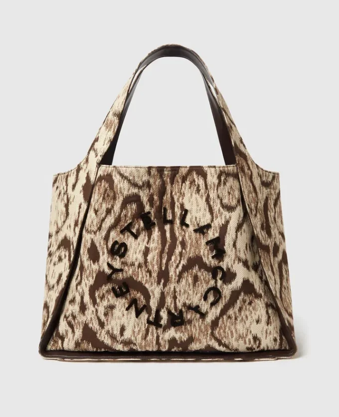 Logo Large Cloud Leopard Tote Bag Logo Large Cloud Leopard Tote Bag