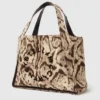 Logo Large Cloud Leopard Tote Bag Logo Large Cloud Leopard Tote Bag