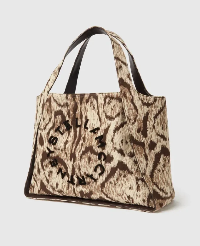 Logo Large Cloud Leopard Tote Bag Logo Large Cloud Leopard Tote Bag