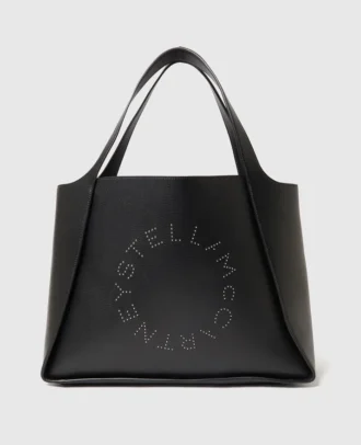 Logo Large Studded Tote Bag
