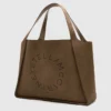 Logo Large Suede Tote Bag Logo Large Suede Tote Bag
