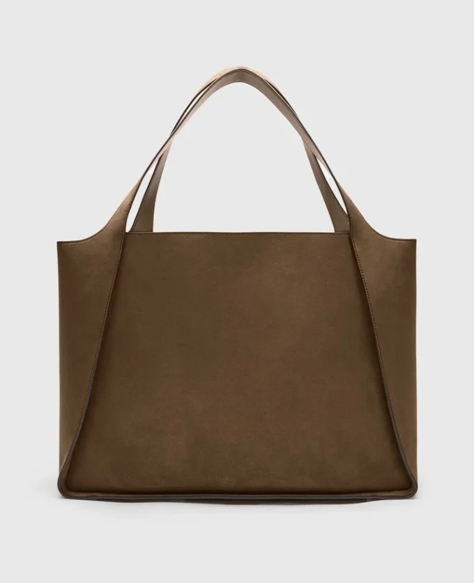 Logo Large Suede Tote Bag Logo Large Suede Tote Bag