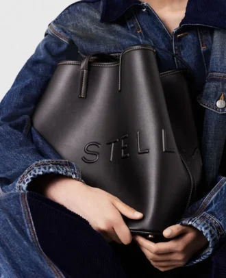 Logo Monochrome Large Tote Bag