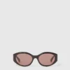 Logo Oval Sunglasses Logo Oval Sunglasses