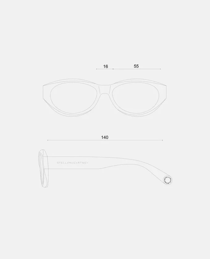 Logo Oval Sunglasses Logo Oval Sunglasses