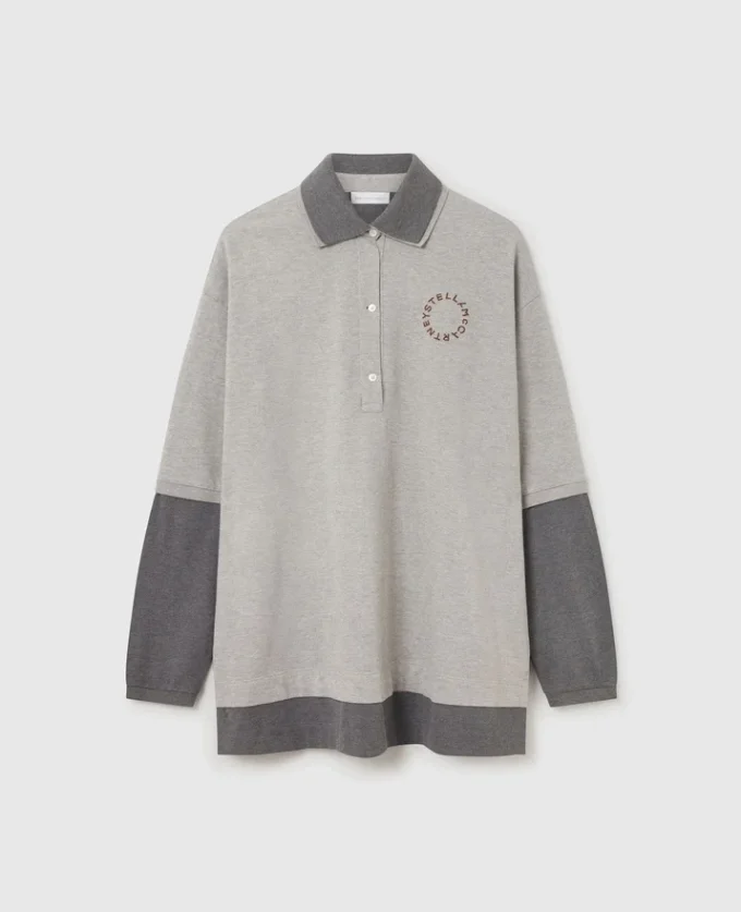 Logo Paneled Rugby Shirt Logo Paneled Rugby Shirt