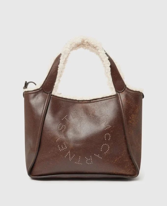Logo Plush-Lined Crossbody Tote Bag Logo Plush-Lined Crossbody Tote Bag