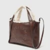Logo Plush-Lined Crossbody Tote Bag Logo Plush-Lined Crossbody Tote Bag