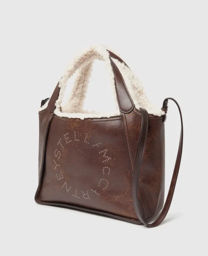 Logo Plush-Lined Crossbody Tote Bag Logo Plush-Lined Crossbody Tote Bag