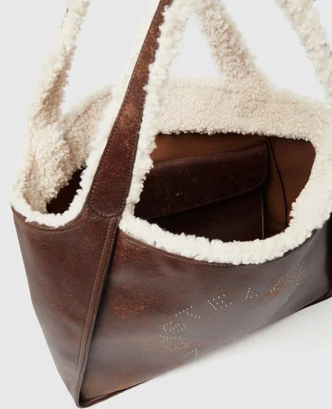 Logo Plush-Lined Tote Bag Logo Plush-Lined Tote Bag