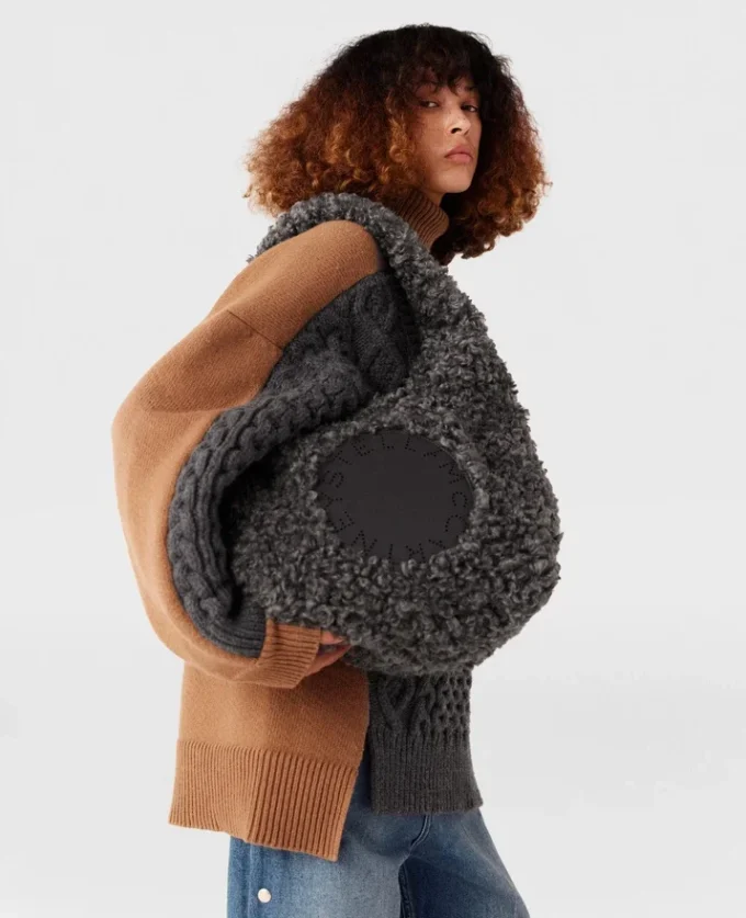 Logo Plush Teddy Hobo Large Tote Bag Logo Plush Teddy Hobo Large Tote Bag