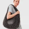 Logo Plush Teddy Hobo Large Tote Bag Logo Plush Teddy Hobo Large Tote Bag