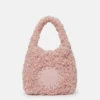 Logo Plush Teddy Hobo Small Tote Bag Logo Plush Teddy Hobo Small Tote Bag