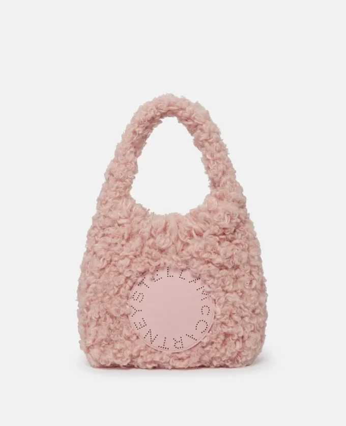 Logo Plush Teddy Hobo Small Tote Bag Logo Plush Teddy Hobo Small Tote Bag