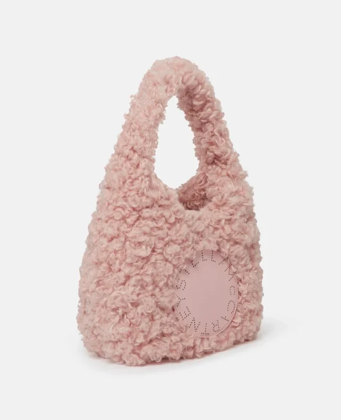 Logo Plush Teddy Hobo Small Tote Bag Logo Plush Teddy Hobo Small Tote Bag