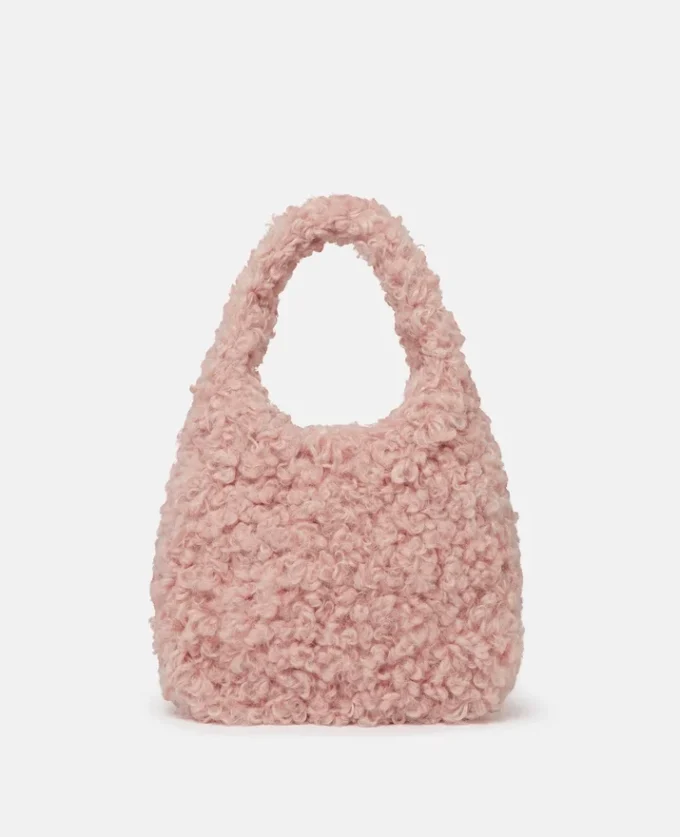 Logo Plush Teddy Hobo Small Tote Bag Logo Plush Teddy Hobo Small Tote Bag
