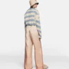Logo Print Silk Twill Trousers Logo Print Silk Twill Trousers