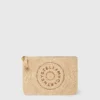 Logo Raffia Clutch Pouch Logo Raffia Clutch Pouch