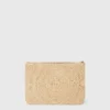 Logo Raffia Clutch Pouch Logo Raffia Clutch Pouch