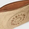 Logo Raffia Clutch Pouch Logo Raffia Clutch Pouch