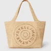 Logo Raffia Large Tote Bag Logo Raffia Large Tote Bag