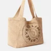 Logo Raffia Large Tote Bag Logo Raffia Large Tote Bag
