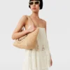 Logo Raffia Medium Tote Bag Logo Raffia Medium Tote Bag
