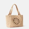 Logo Raffia Medium Tote Bag Logo Raffia Medium Tote Bag