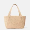 Logo Raffia Medium Tote Bag Logo Raffia Medium Tote Bag