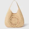 Logo Raffia Slouchy Large Tote Bag Logo Raffia Slouchy Large Tote Bag