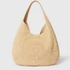 Logo Raffia Slouchy Large Tote Bag Logo Raffia Slouchy Large Tote Bag
