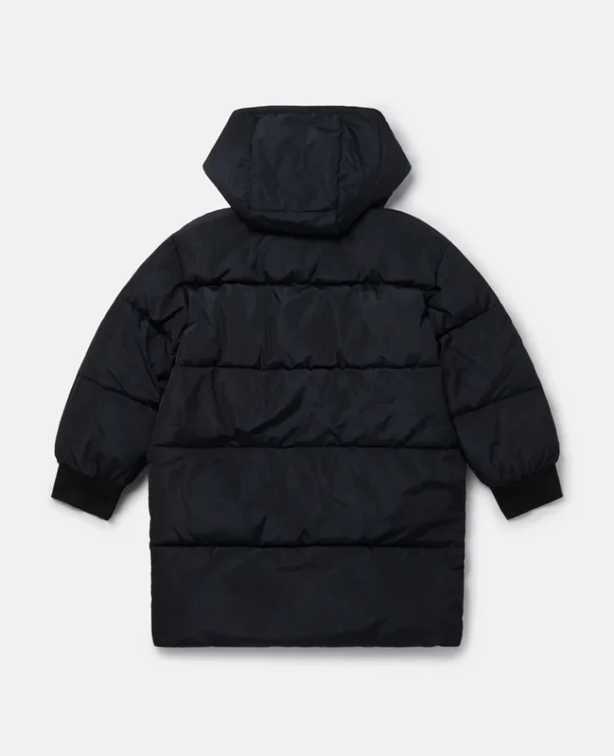 Logo Reversible Long Puffer Coat Logo Reversible Long Puffer Coat