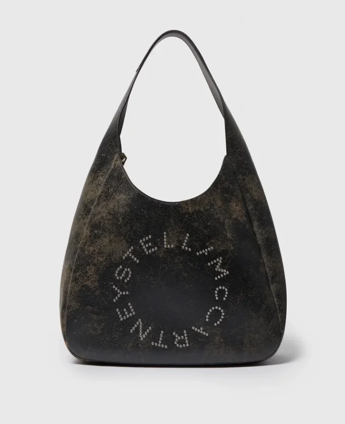 Logo Slouchy Aged Large Hobo Bag Logo Slouchy Aged Large Hobo Bag
