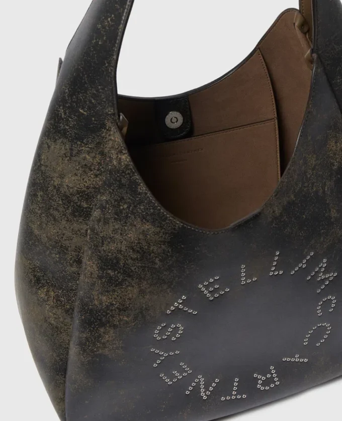 Logo Slouchy Aged Large Hobo Bag Logo Slouchy Aged Large Hobo Bag