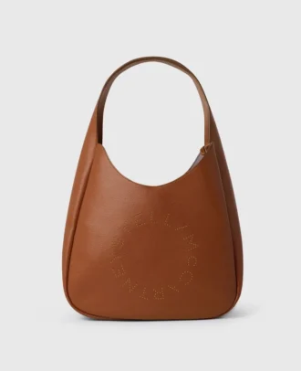 Logo Slouchy Medium Hobo Bag