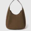Logo Suede Large Hobo Bag Logo Suede Large Hobo Bag