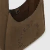 Logo Suede Large Hobo Bag Logo Suede Large Hobo Bag