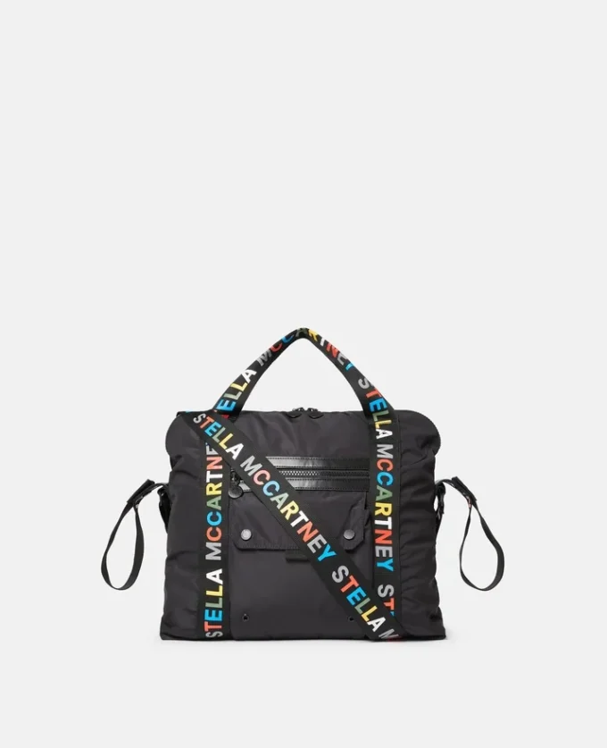 Logo Tape Changing Bag Logo Tape Changing Bag