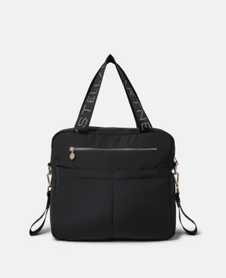 Logo Tape Changing Tote Bag